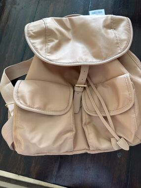 Year of Ours Neutral Beige Women’s Backpack Tote